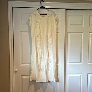 Short Sleeve Long Sweater